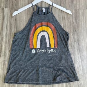 pure barre stronger together top